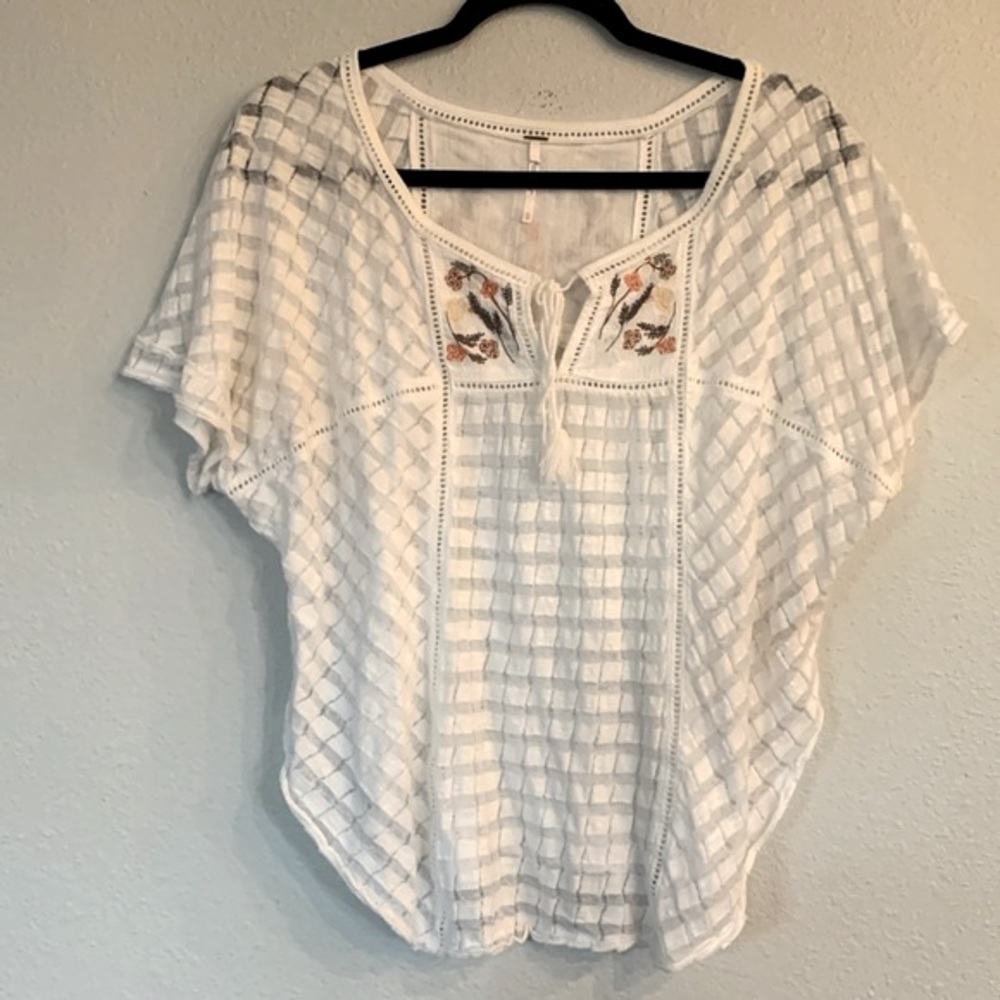 Free People peplum top-size xs